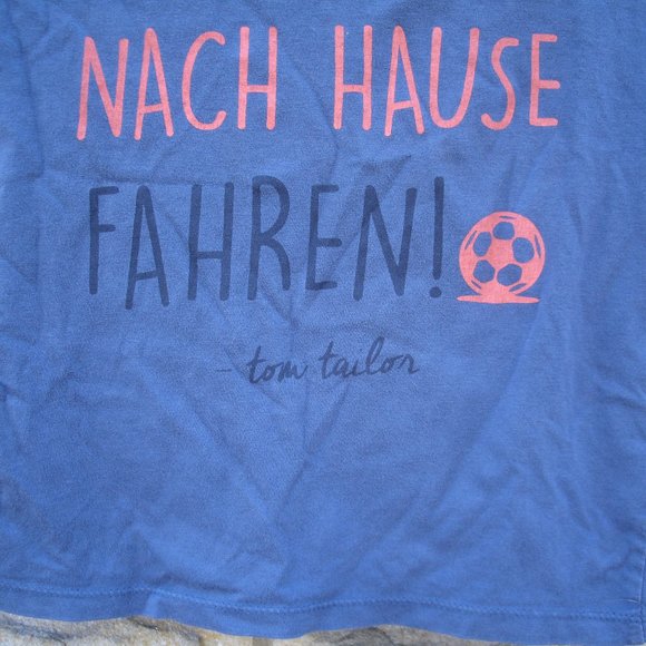 German "You Could Go Home" Soccer T-Shirt Size 4-5 - Picture 6 of 8